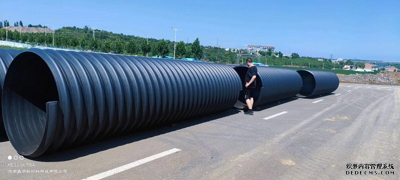 山西晉城1500mmHDPE鋼帶管(圖1)